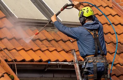 Démoussage et hydrofuge de toiture à Jardres